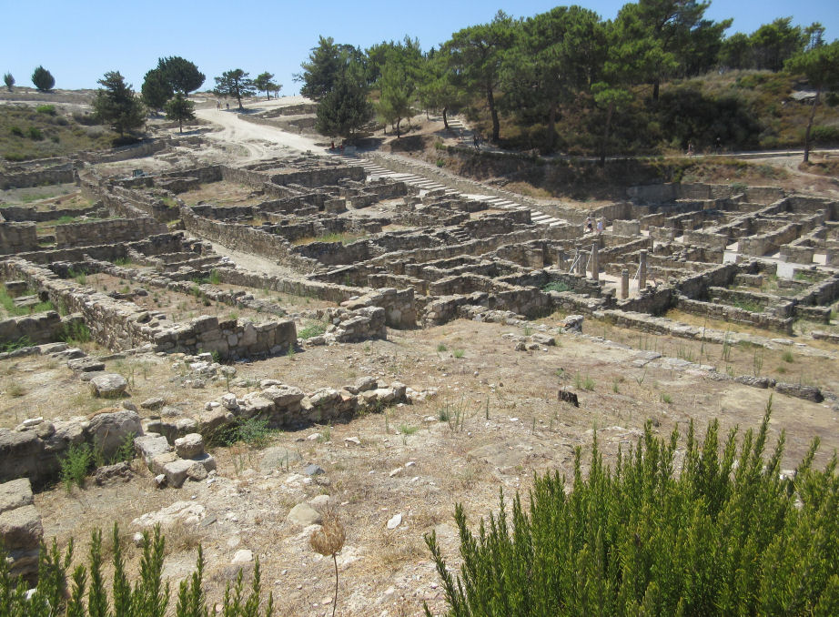 The ruined City of Kamiros
